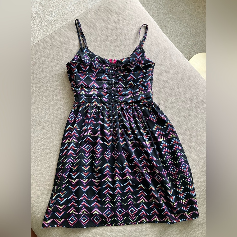 Roxy Geometric Pattern Summer Dress